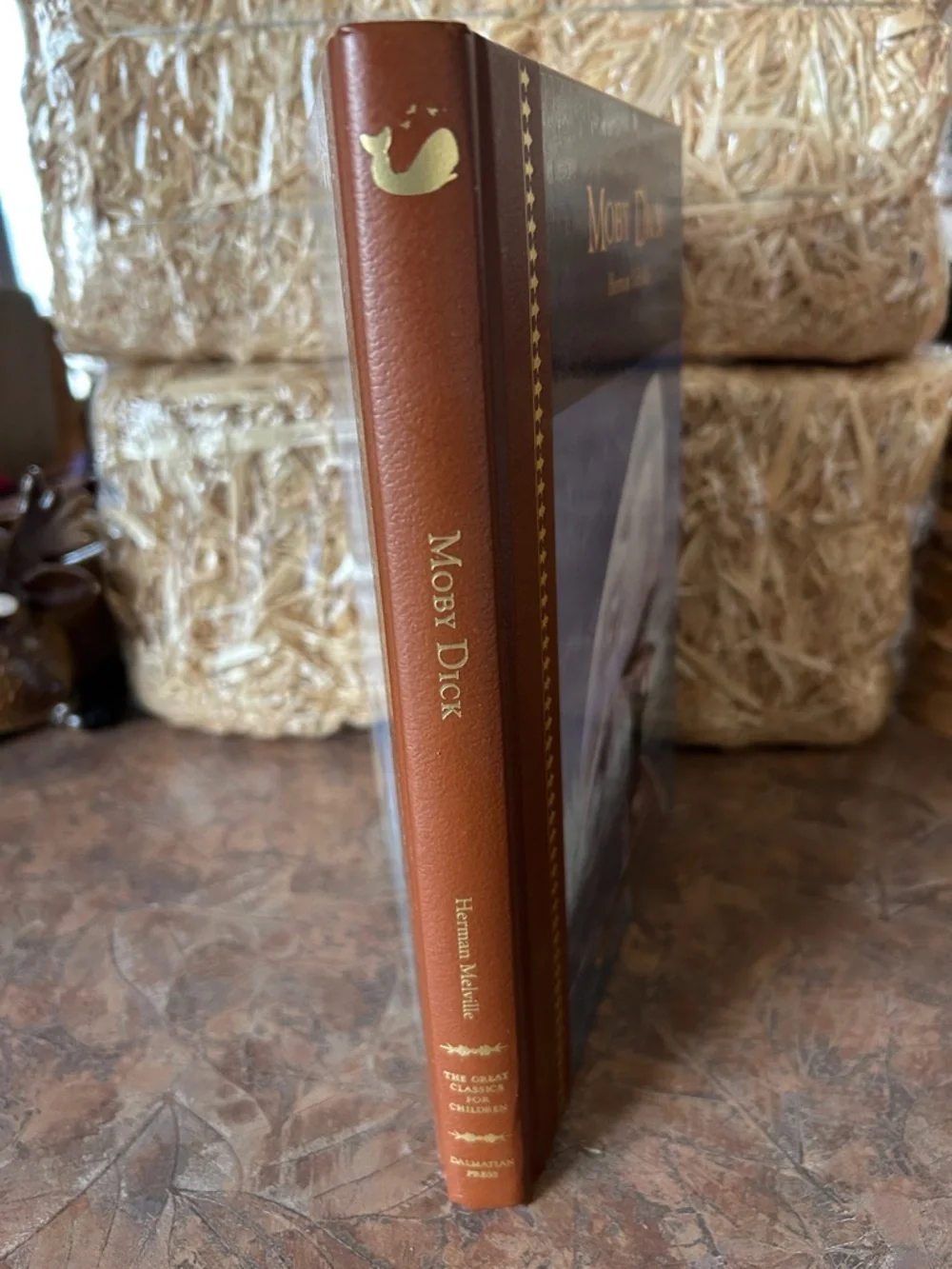 Vintage Moby Dick Hard Cover Book by Herman Melville
